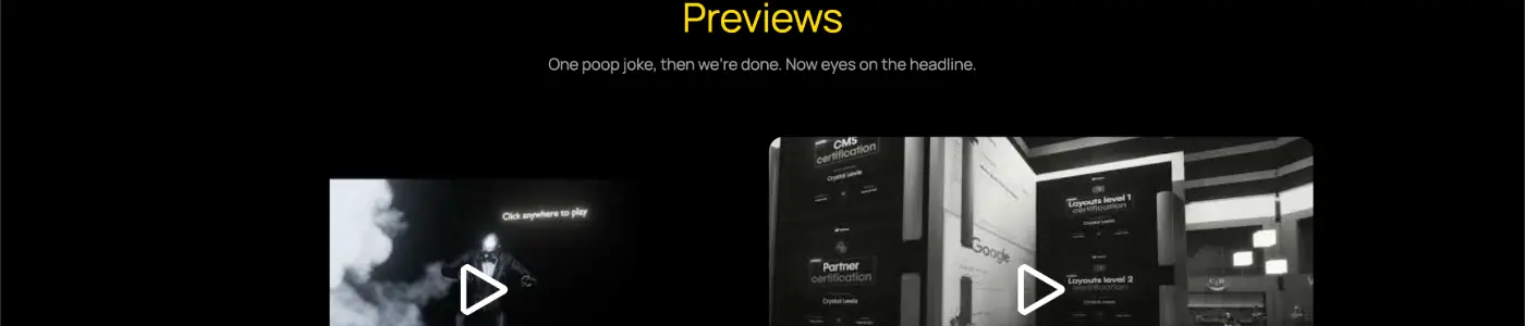 Smart Video for Webflow performance results.