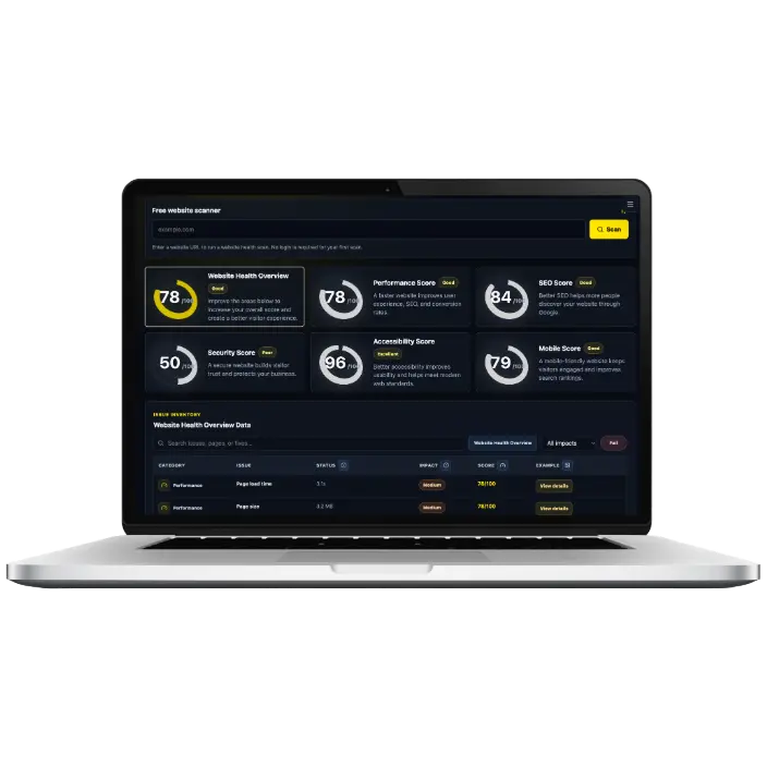 SitePulse AI preview