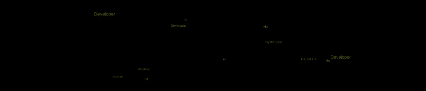 Dynamic floating hacker text in Webflow preview.