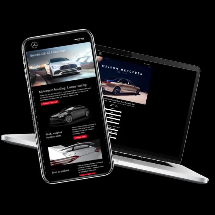 Mercedes-Benz email campaign preview.